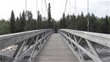The accessible trail continues up to the hanging bridge. Photo: AT