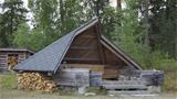 The Pekkala lean-to and woodshed Photo: AT